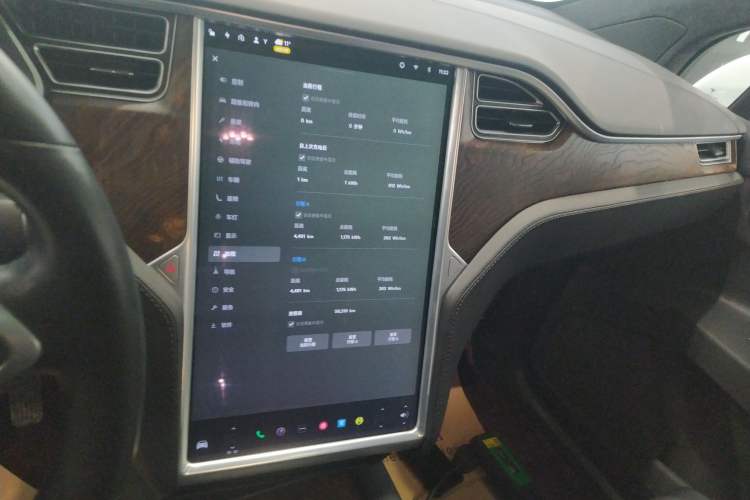 Used Tesla Model X 2016 X 75D Audio And AC Panel