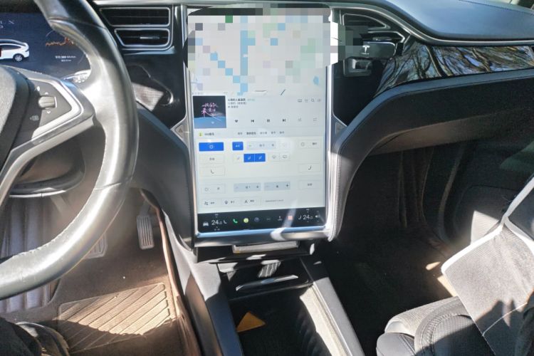 Used Tesla Model X 2016 X 75D Audio And AC Panel