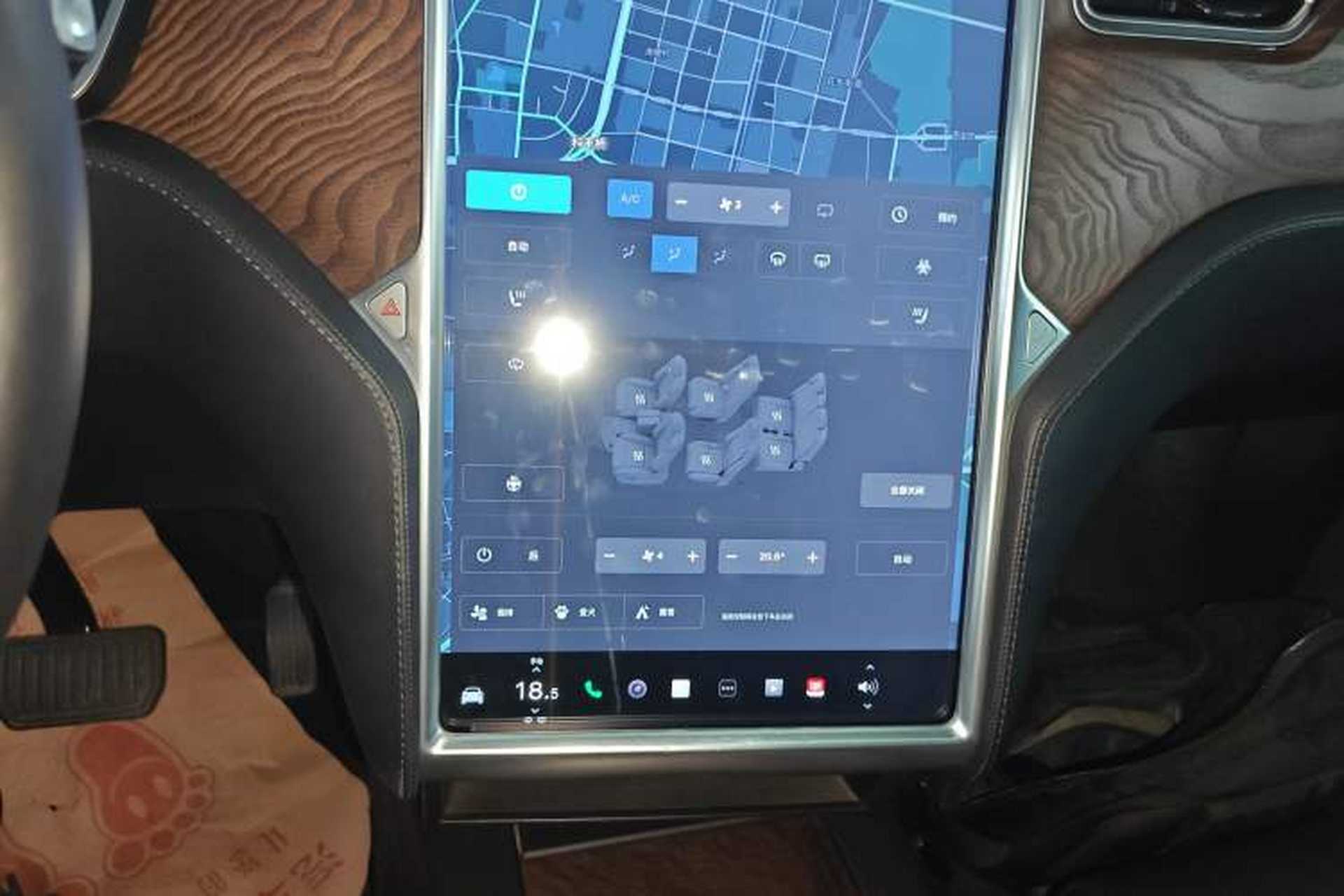 Used Tesla Model X 2016 X 75D Audio And AC Panel