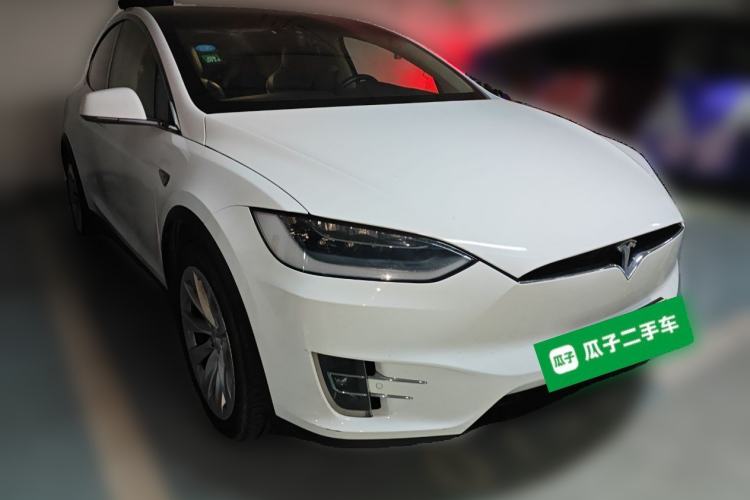 Used Tesla Model X 2016 X 90D Front Right 45 Deg