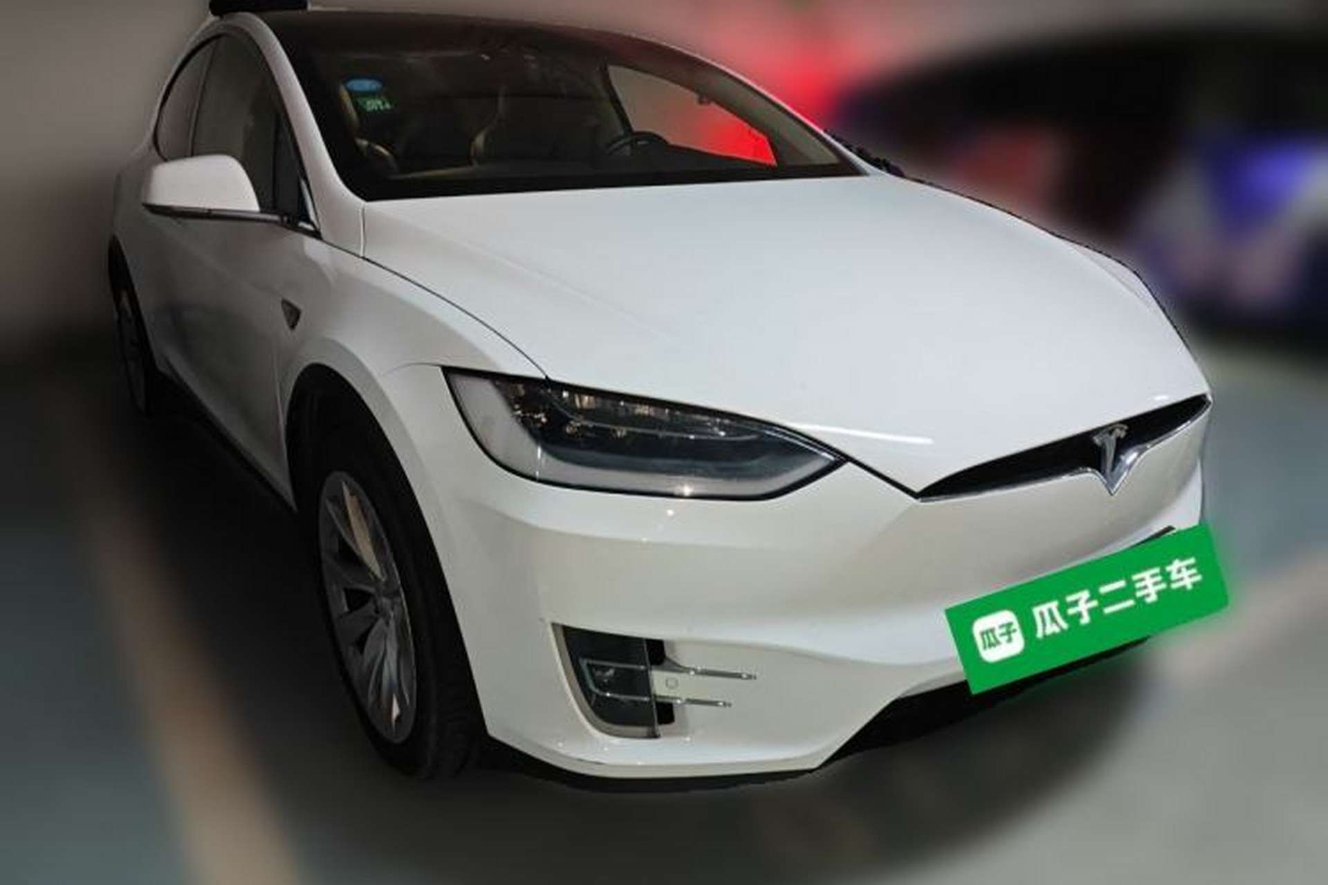Used Tesla Model X 2016 X 90D Front Right 45 Deg