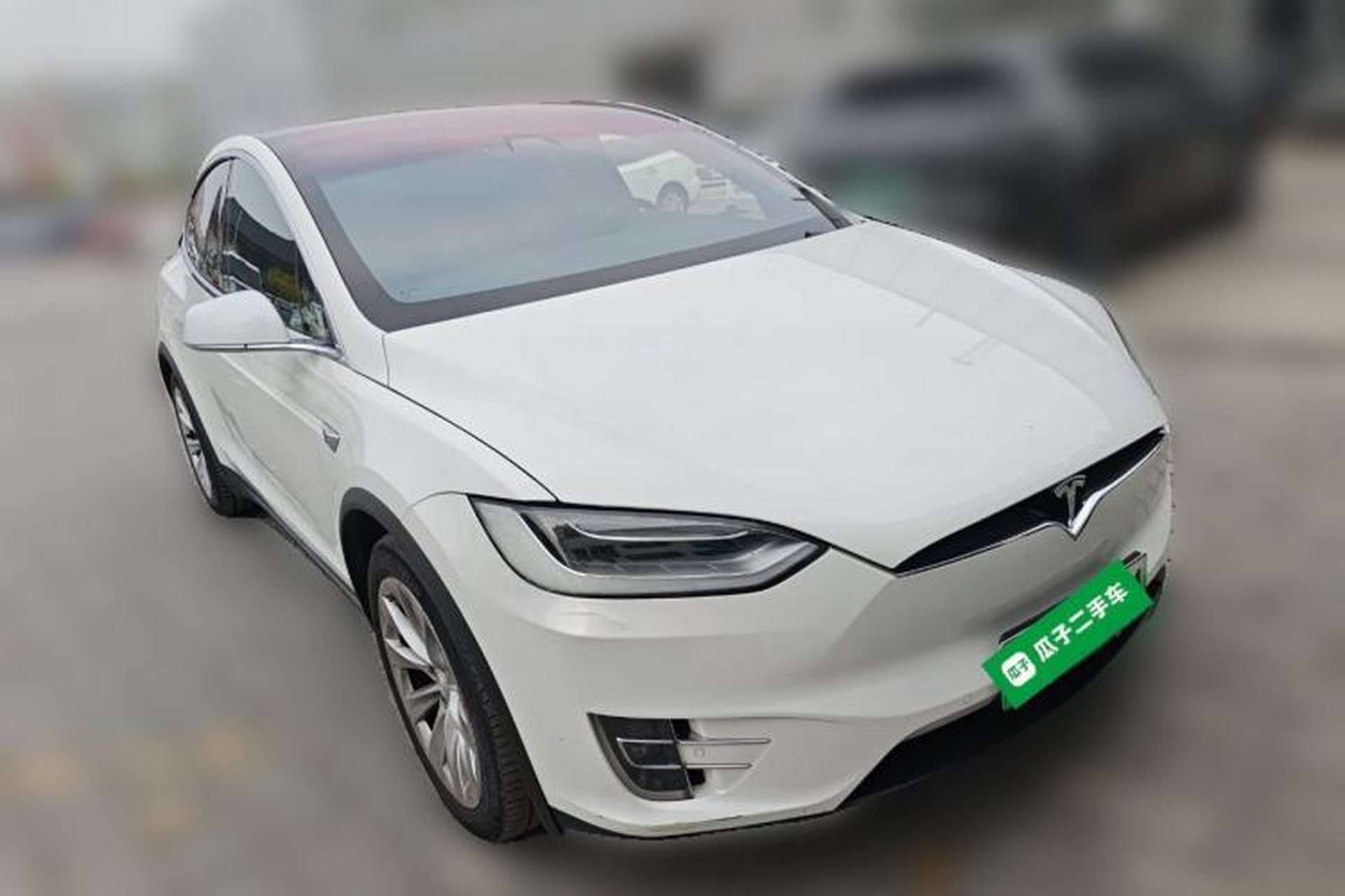 Used Tesla Model X 2016 X 75D Front Right 45 Deg