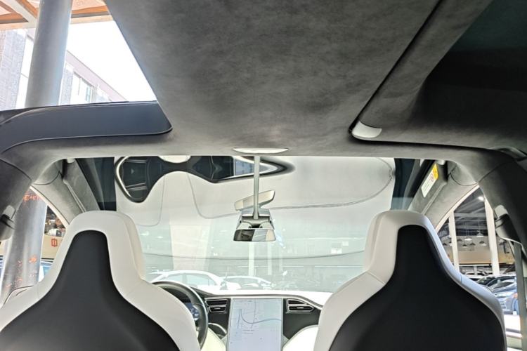 Used Tesla Model X 2016 X P100D Performance High-Performance Edition Headliner