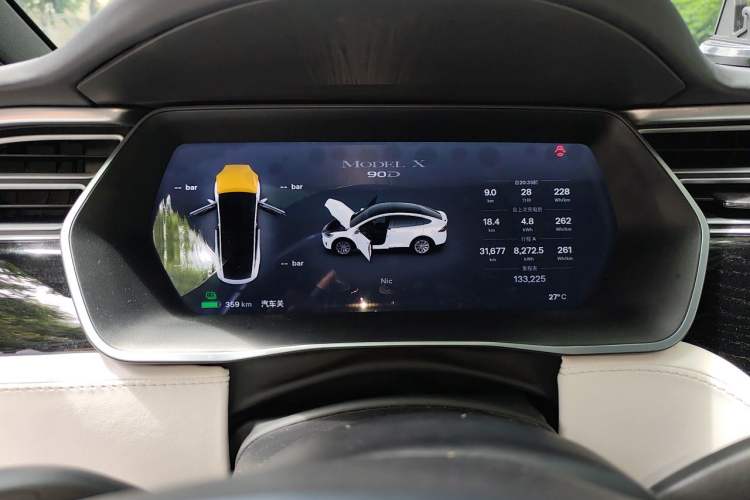 Used Tesla Model X 2016 X 90D Instrument Cluster