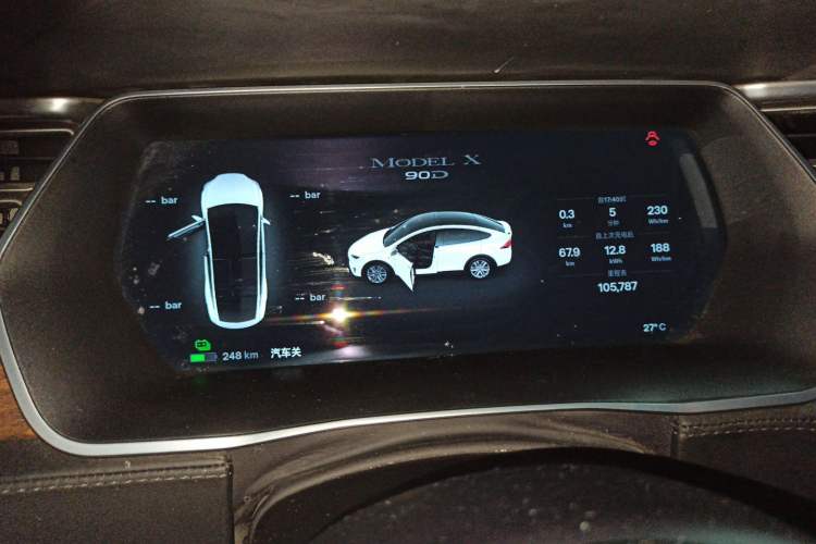 Used Tesla Model X 2016 X 90D Instrument Cluster