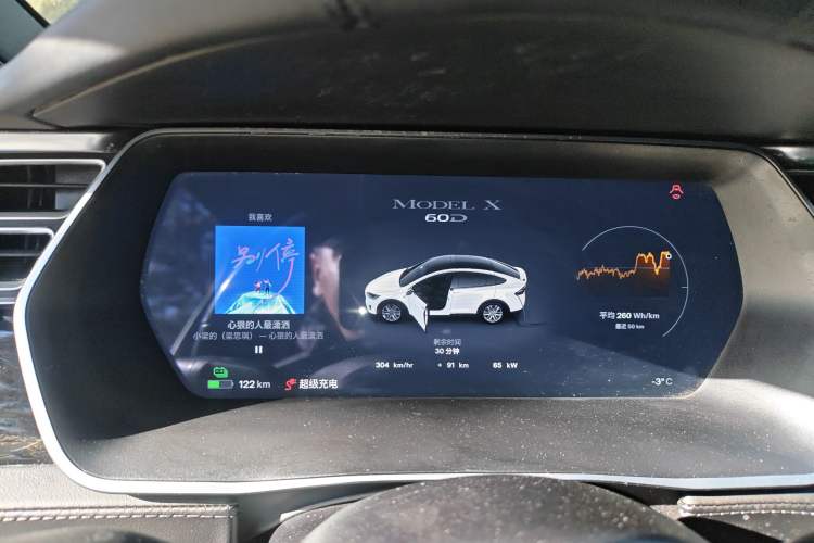 Used Tesla Model X 2016 X 75D Instrument Cluster