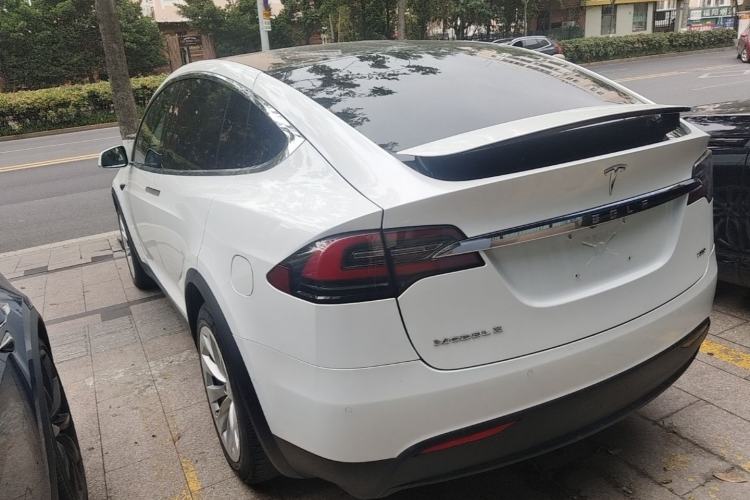 Used Tesla Model X 2016 X 75D Rear Left 45 Deg