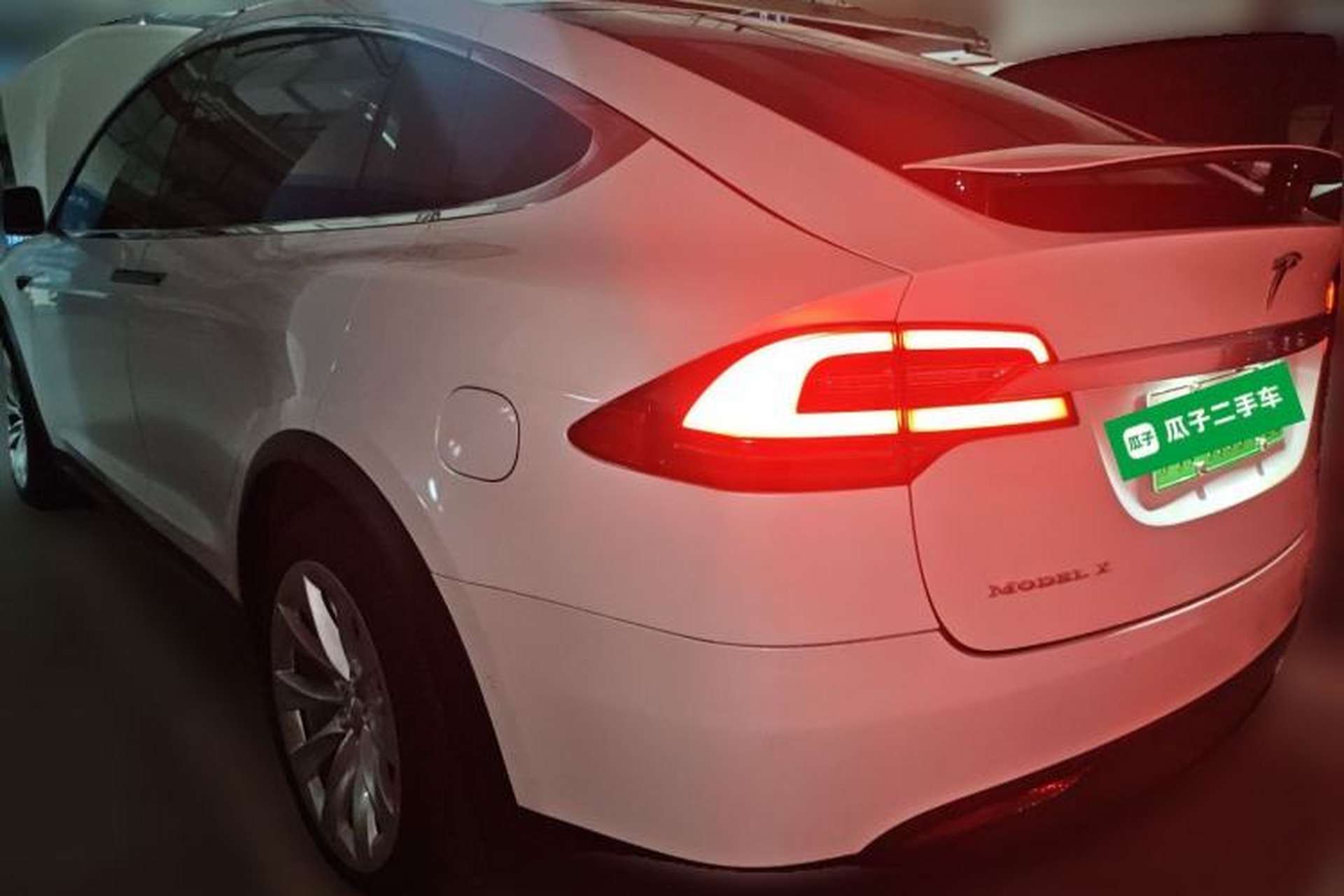 Used Tesla Model X 2016 X 75D Rear Left 45 Deg