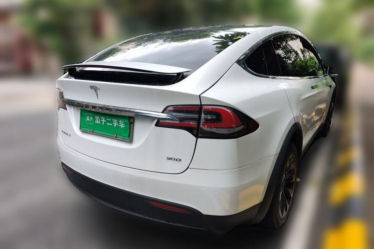 Used Tesla Model X 2016 X 90D Rear Right 45 Deg