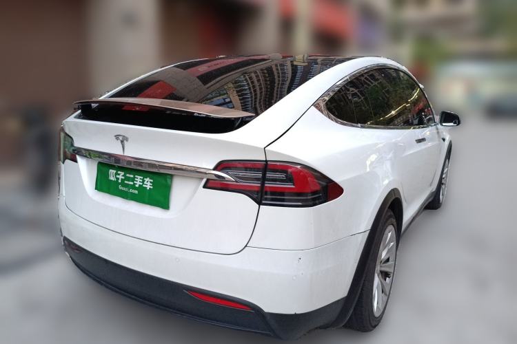 Used Tesla Model X 2016 X 75D Rear Right 45 Deg