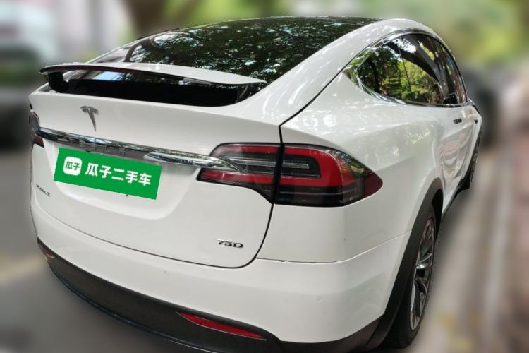 Used Tesla Model X 2016 X 75D Rear Right 45 Deg