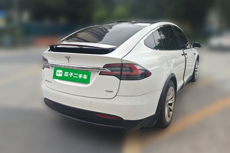 Used Tesla Model X 2016 X 75D Rear Right 45 Deg
