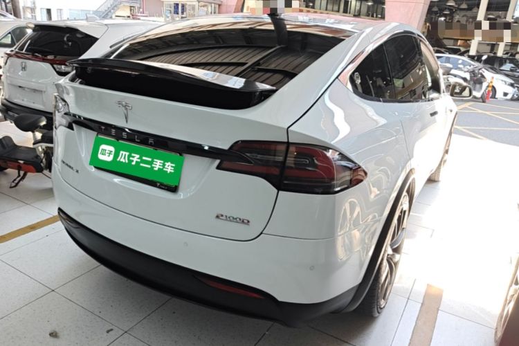 Used Tesla Model X 2016 X P100D Performance High-Performance Edition Rear Right 45 Deg