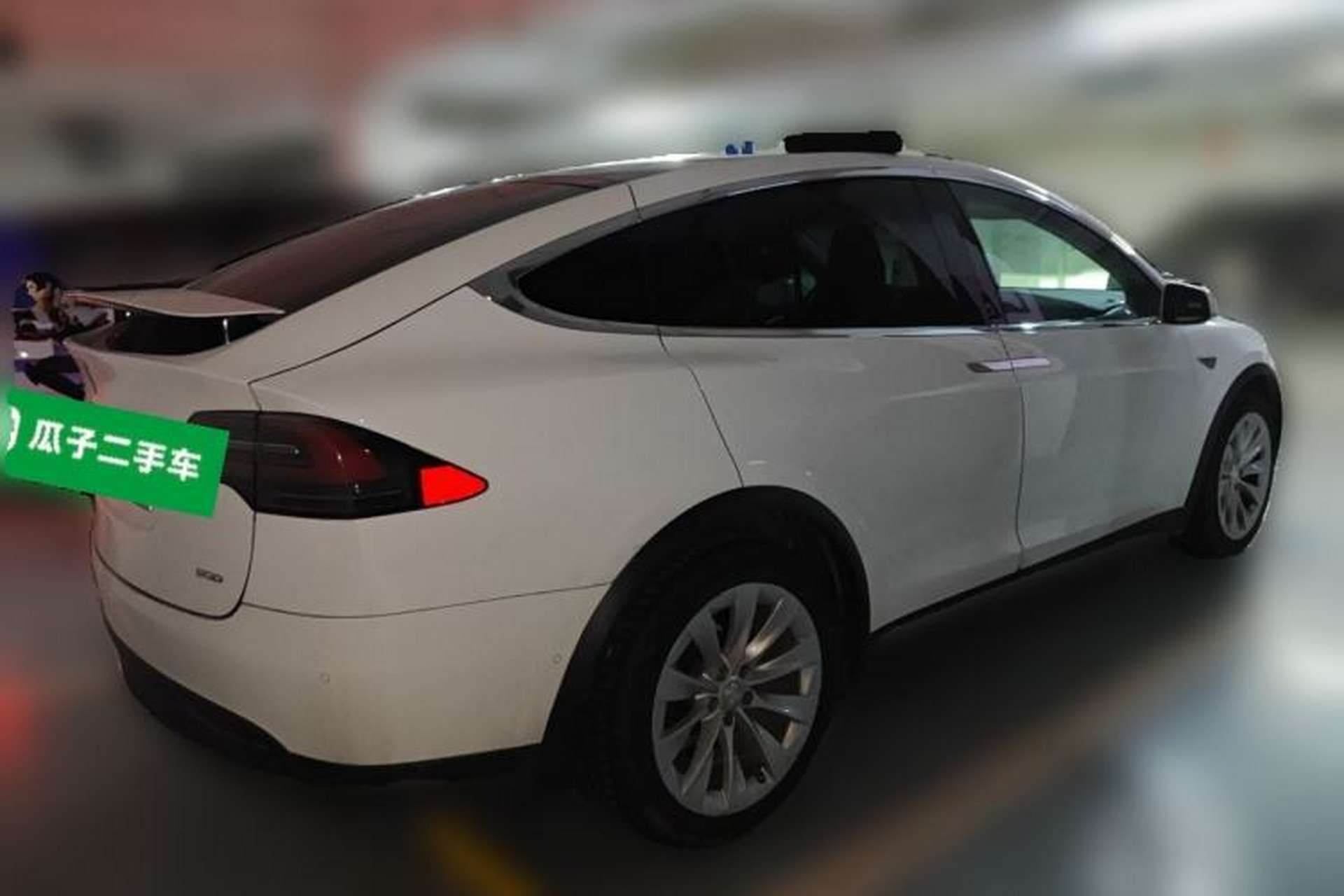 Used Tesla Model X 2016 X 90D Rear Right 45 Deg