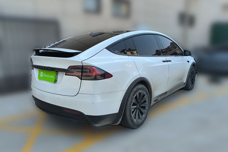Used Tesla Model X 2016 X 75D Rear Right 45 Deg
