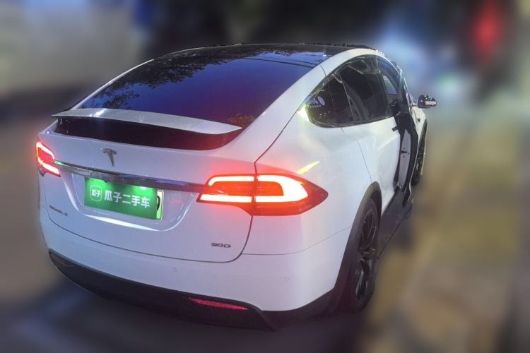 Used Tesla Model X 2016 X 90D Rear Right 45 Deg
