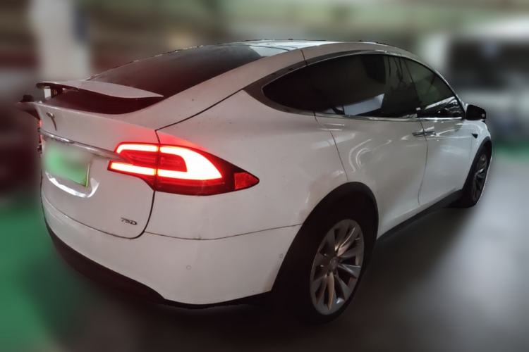 Used Tesla Model X 2016 X 75D Rear Right 45 Deg