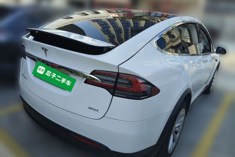 Used Tesla Model X 2016 X 90D Rear Right 45 Deg