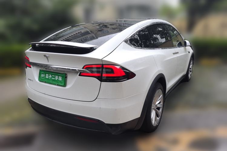 Used Tesla Model X 2016 X 75D Rear Right 45 Deg
