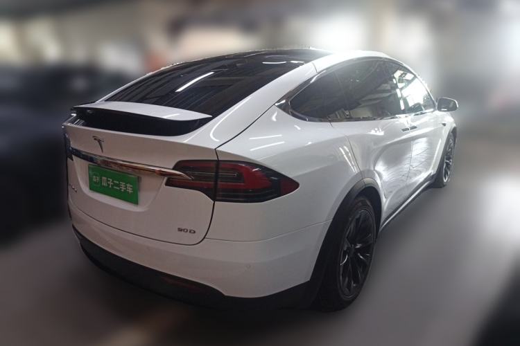 Used Tesla Model X 2016 X 90D Rear Right 45 Deg