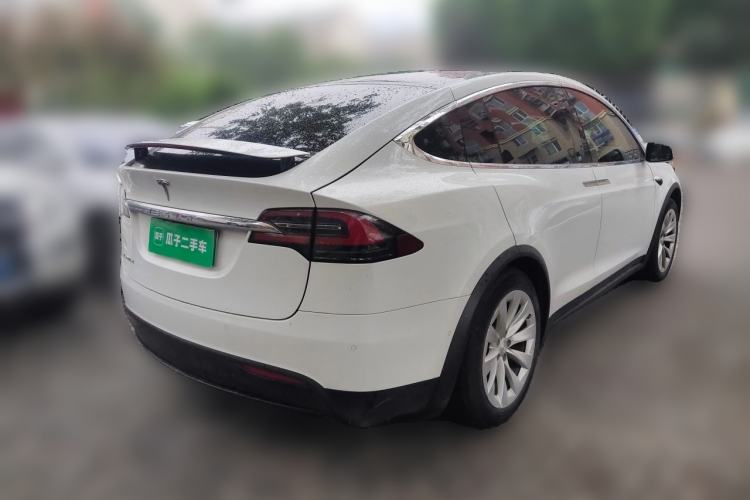 Used Tesla Model X 2016 X 75D Rear Right 45 Deg