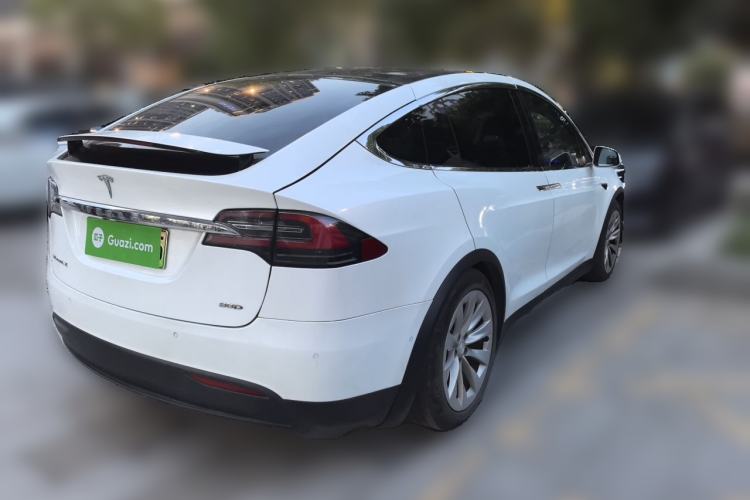 Used Tesla Model X 2016 X 90D Rear Right 45 Deg