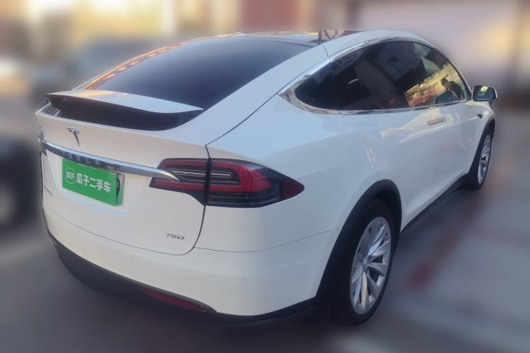 Used Tesla Model X 2016 X 75D Rear Right 45 Deg