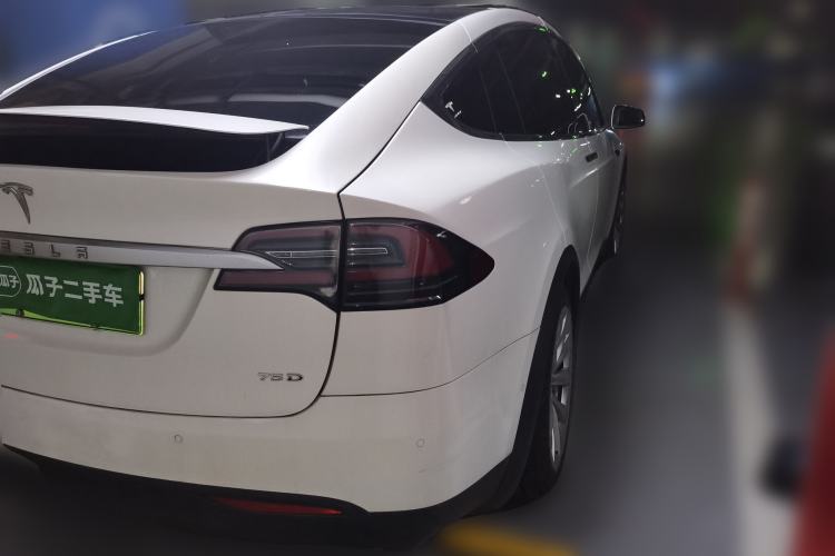 Used Tesla Model X 2016 X 75D Rear Right 45 Deg