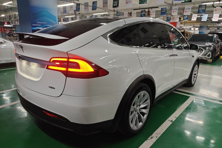 Used Tesla Model X 2016 X 75D Rear Right 45 Deg