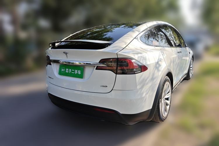 Used Tesla Model X 2016 X 75D Rear Right 45 Deg