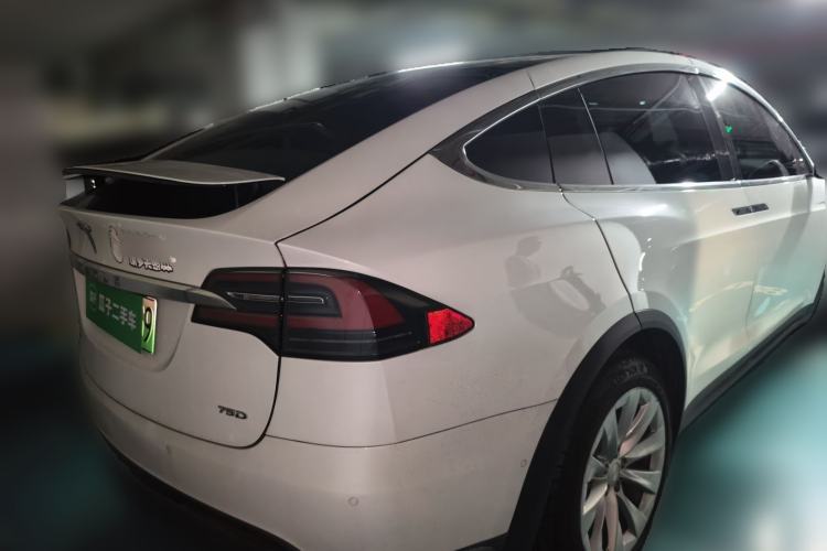 Used Tesla Model X 2016 X 75D Rear Right 45 Deg