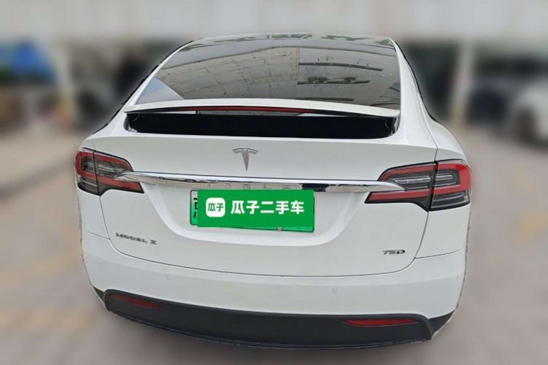 Used Tesla Model X 2016 X 75D Rear
