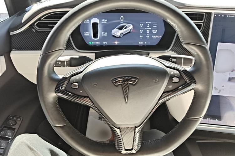 Used Tesla Model X 2016 X P100D Performance High-Performance Edition Steering Wheel