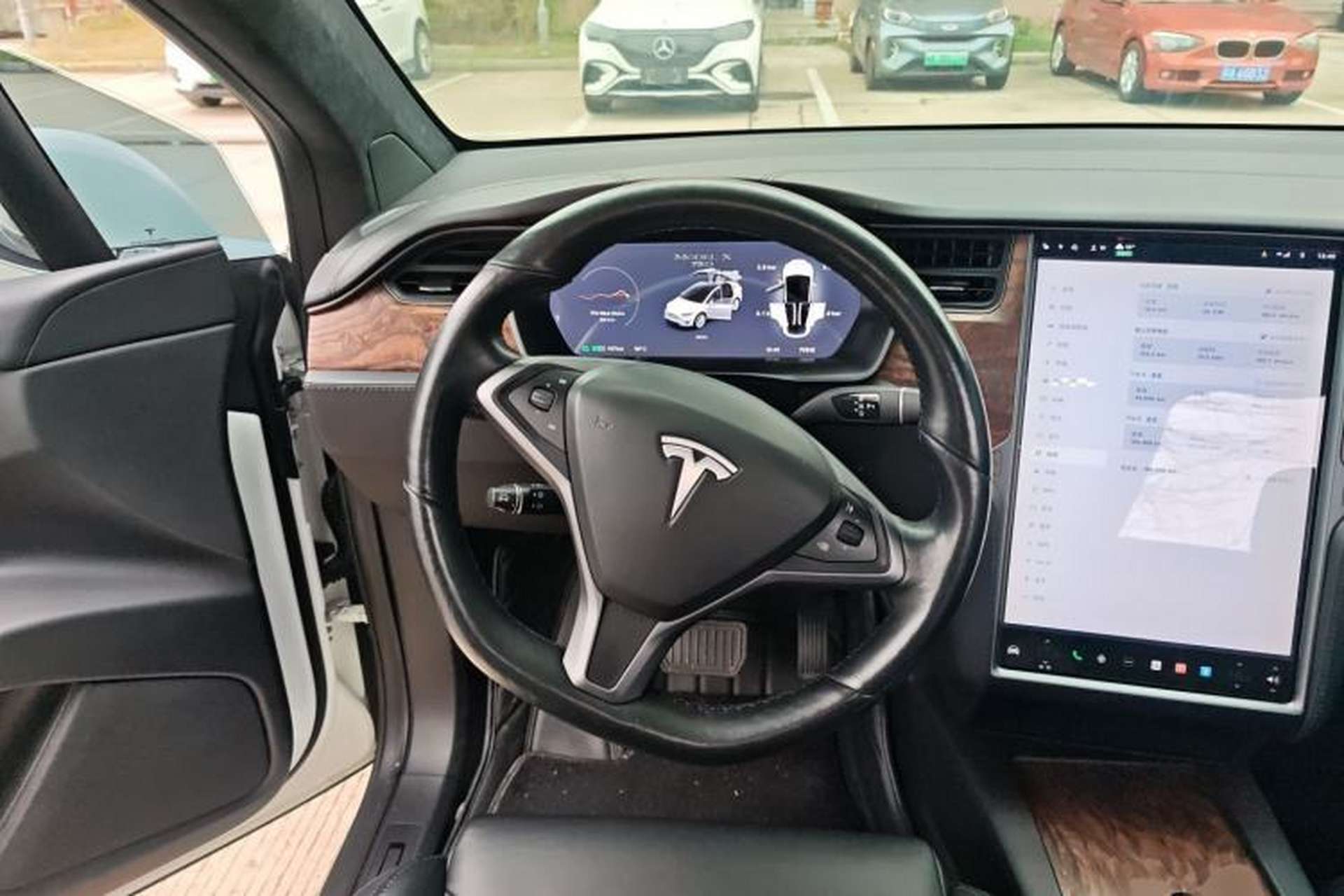 Used Tesla Model X 2016 X 75D Steering Wheel