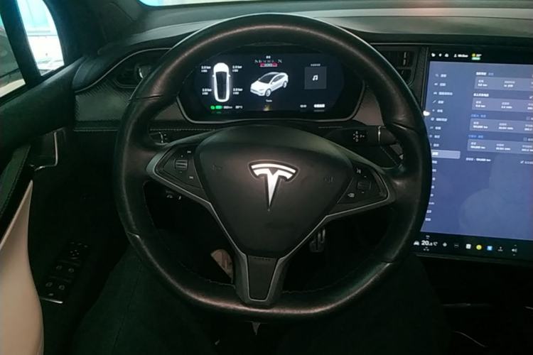 Used Tesla Model X 2016 X P100D Performance High-Performance Edition Steering Wheel