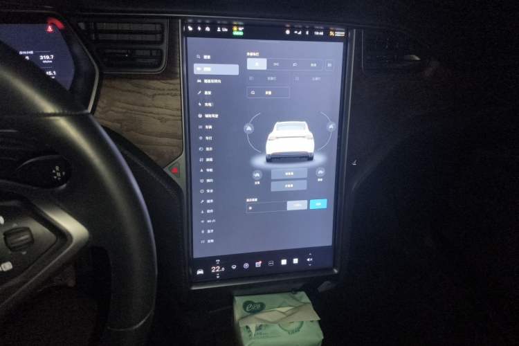 Used Tesla Model X 2017 X 100D Long Range Edition Audio And AC Panel