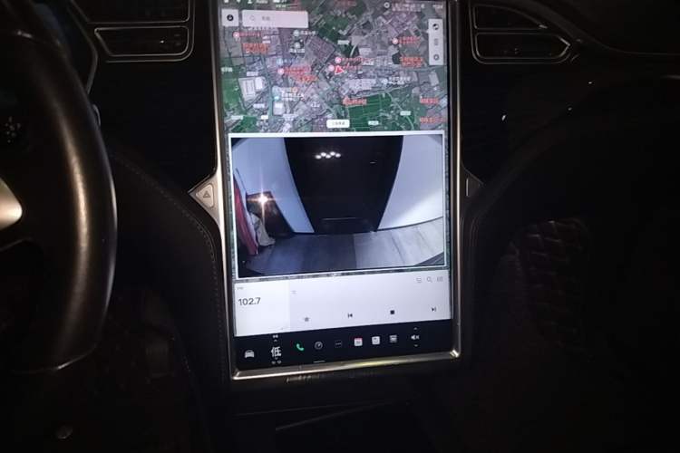 Used Tesla Model X 2017 X 100D Long Range Edition Audio And AC Panel