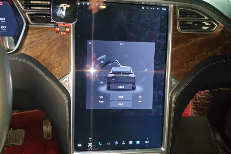 Used Tesla Model X 2017 X 100D Long Range Edition Audio And AC Panel