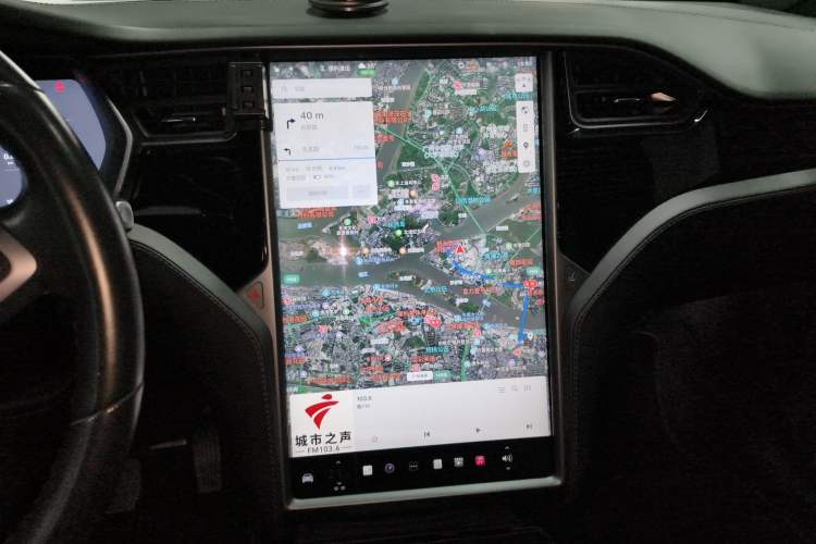Used Tesla Model X 2017 X 100D Long Range Edition Audio And AC Panel
