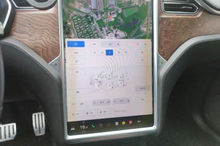 Used Tesla Model X 2017 X 100D Long Range Edition Audio And AC Panel