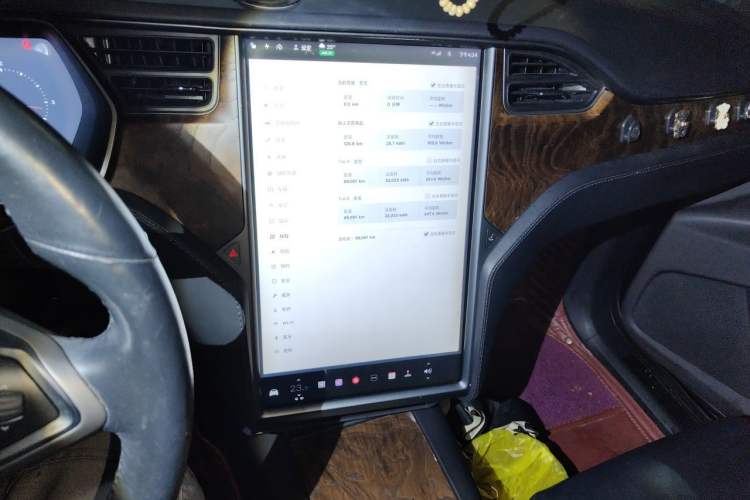 Used Tesla Model X 2017 X 100D Long Range Edition Audio And AC Panel