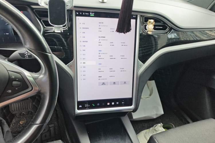 Used Tesla Model X 2017 X 100D Long Range Edition Audio And AC Panel