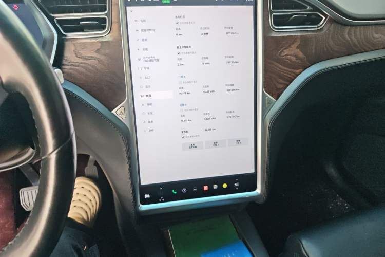 Used Tesla Model X 2017 X 100D Long Range Edition Audio And AC Panel