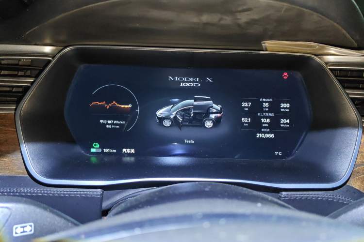 Used Tesla Model X 2017 X 100D Long Range Edition Instrument Cluster