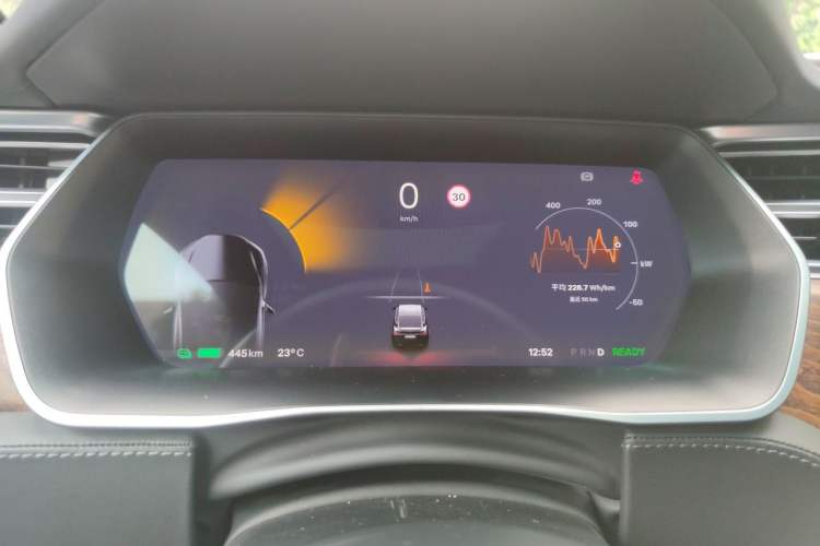 Used Tesla Model X 2017 X 100D Long Range Edition Instrument Cluster