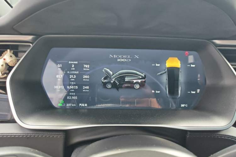 Used Tesla Model X 2017 X 100D Long Range Edition Instrument Cluster