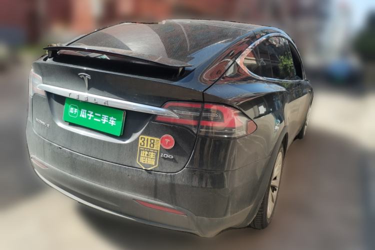 Used Tesla Model X 2017 X 100D Long Range Edition Rear Right 45 Deg