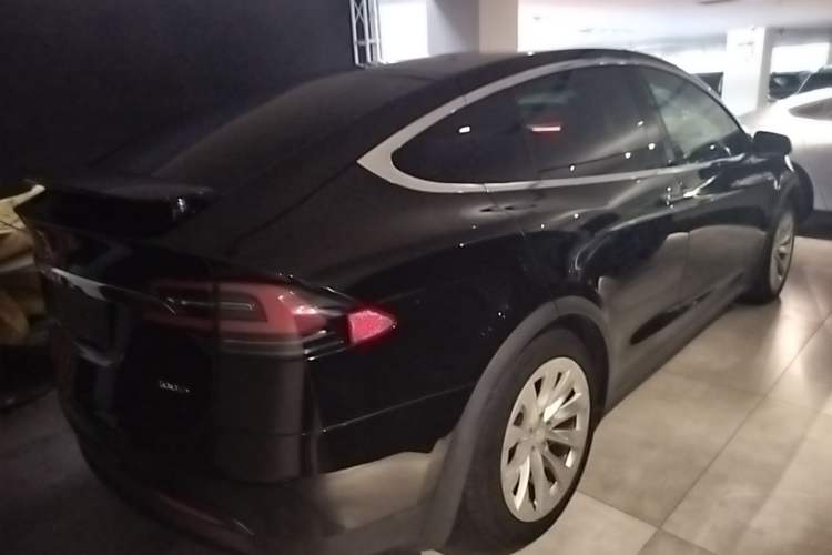 Used Tesla Model X 2017 X 100D Long Range Edition Rear Right 45 Deg