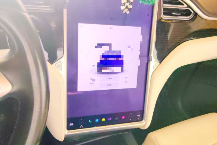 Used Tesla Model X 2017 X 100D Long Range Edition Audio And AC Panel