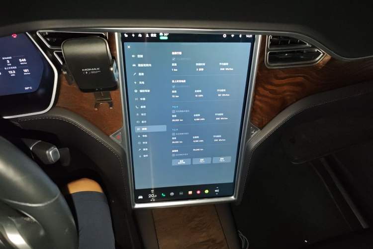Used Tesla Model X 2017 X 100D Long Range Edition Audio And AC Panel